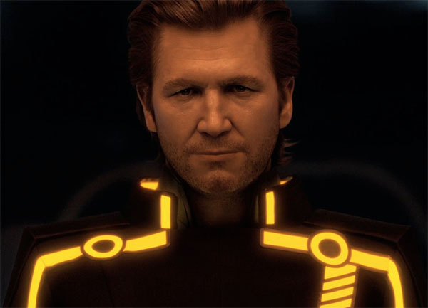 Jeff Bridges Digital Capture in TRON: LEGACY