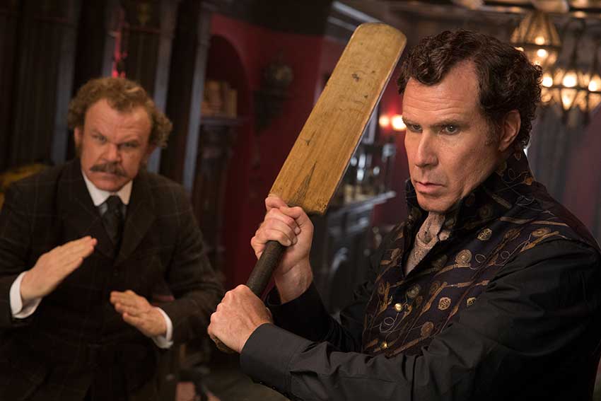 Holmes and Watson starring Will Ferrell and John C. Reilly