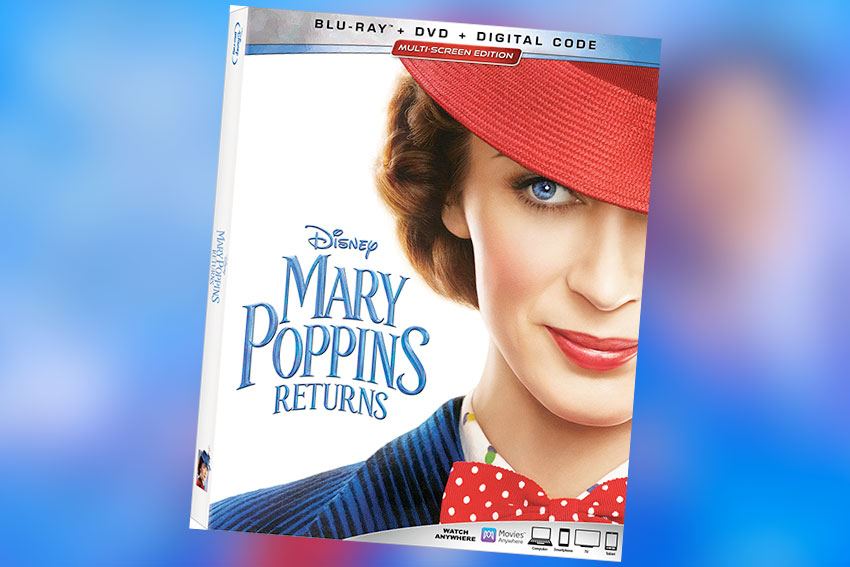 Mary Poppins Returns Bluray DVD release