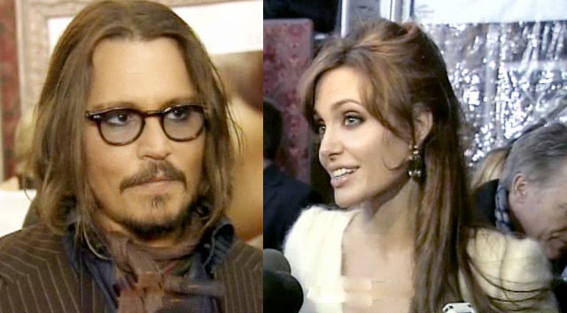 Johnny Depp and Angelina Jolie at THE TOURIST New York Premiere