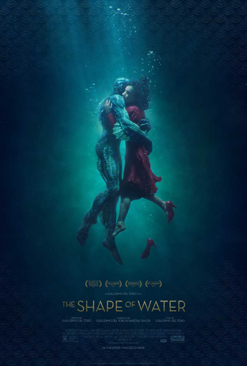 the shape of water movie poster
