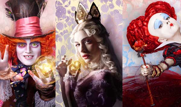 'Alice Through The Looking Glass' Character Movie Posters & Trailer