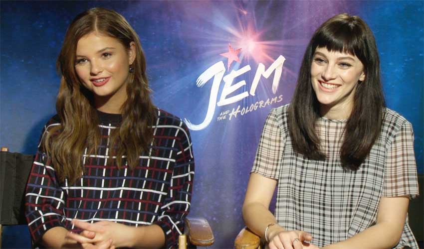 Aubrey Peeples Stefanie Scott JemHolograms CineMovie interview
