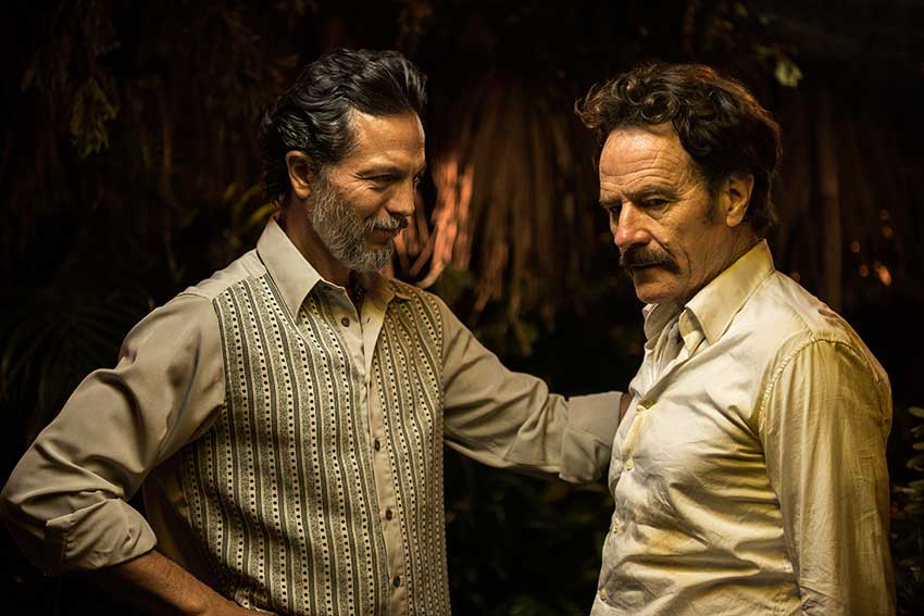 Benjamin Bratt, Bryan Cranston in The Infiltrator