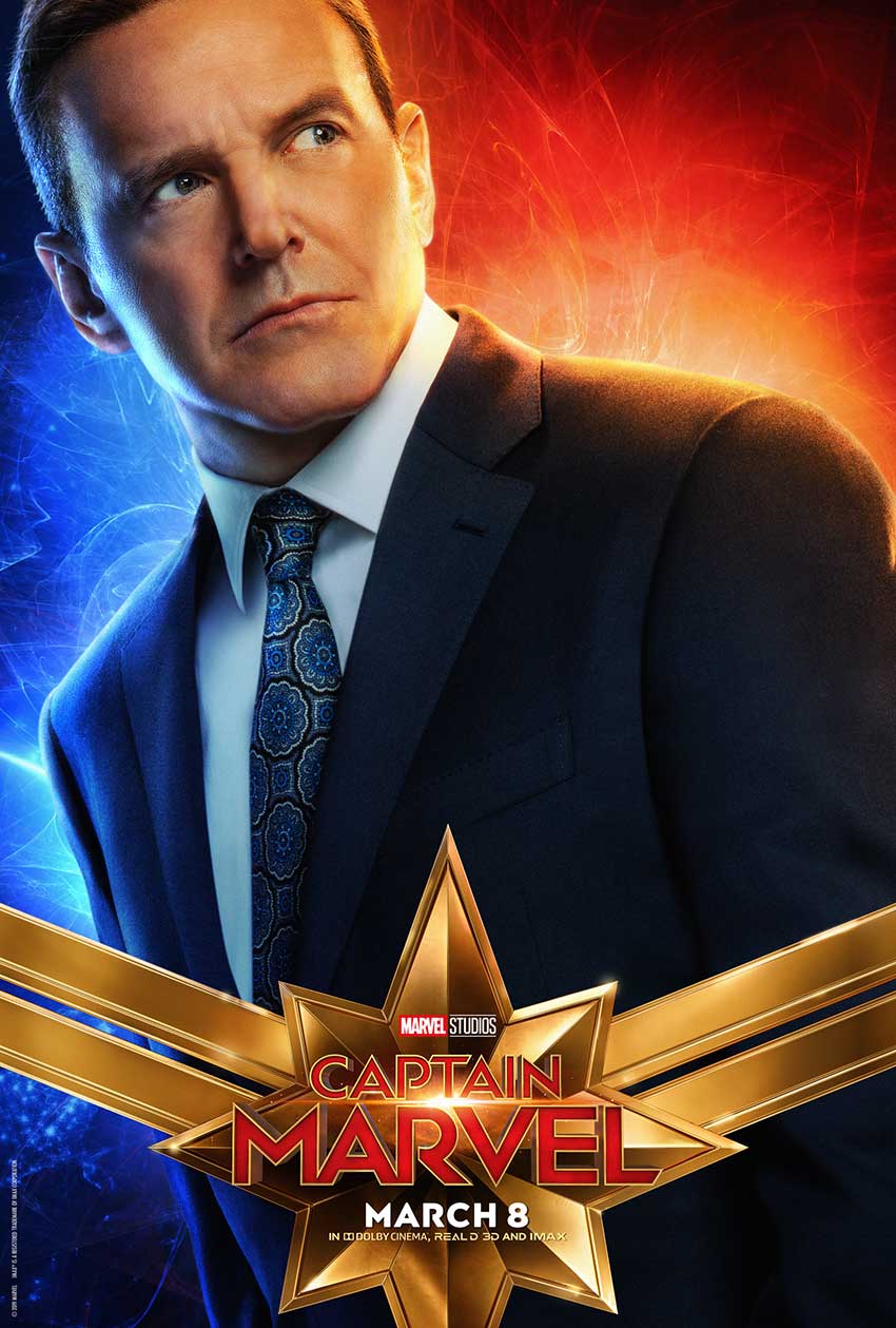 Captain Marvel Clark Gregg poster