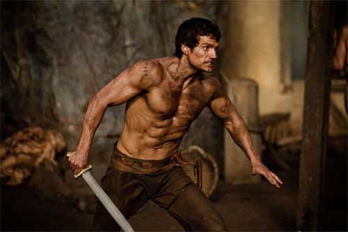 Henry Cavill in Immortals movie