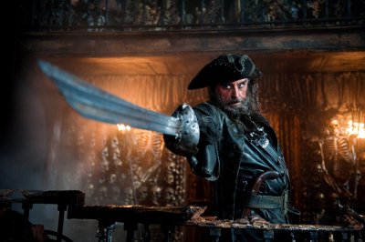 Ian McShane as Black Beard in On Stranger Tides