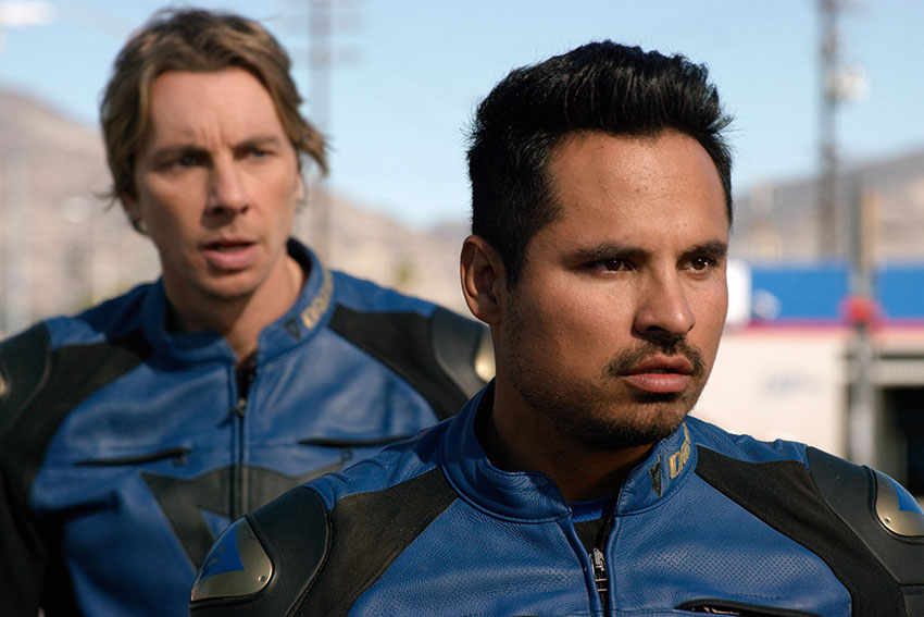 'CHIPS' Star Michael Peña On Mastering The Motorcycle ‘I Was Not Good’
