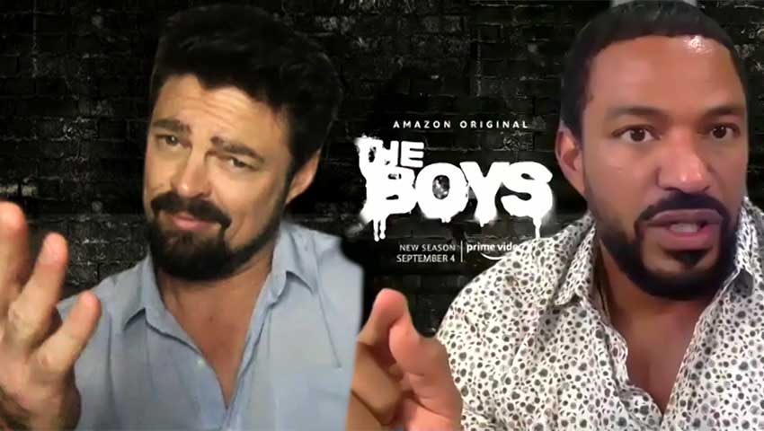 Karl Urban Laz Alonso The Boys Cinemovie interview
