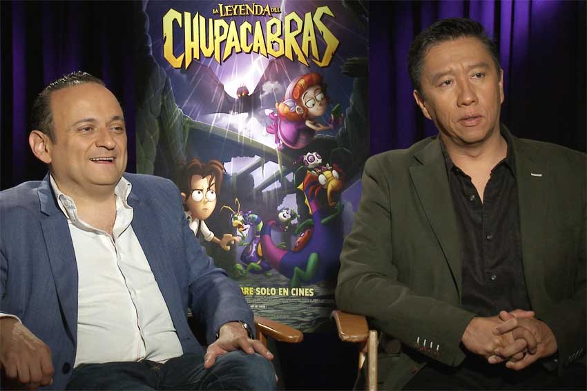 Eduardo España y Director Alberto 'Chino' Rodriguez Hablan Sobre La Película Animada La Leyenda Del Chupacabras 