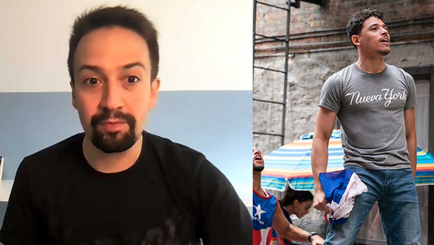 Lin-Manuel Miranda and Anthony Ramos In The Heights