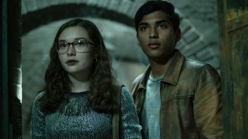 Michael Garza and Zoe Coletti Scary Stories To Tell Dark