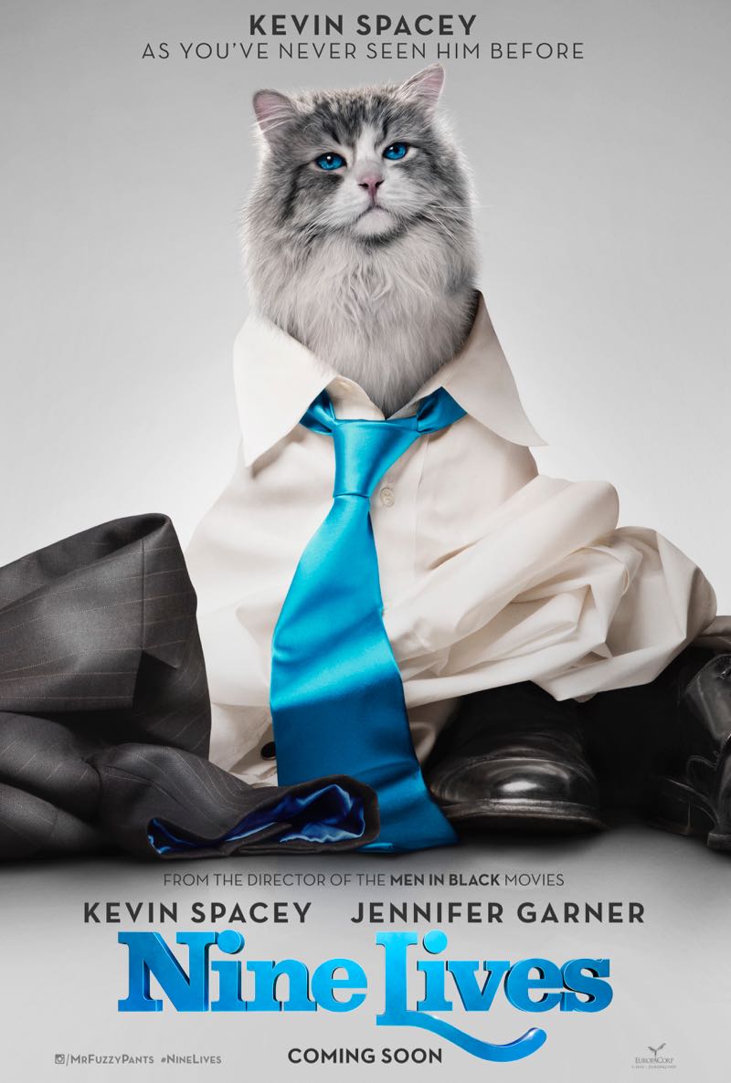 Nine Lives Trailer Movie Poster