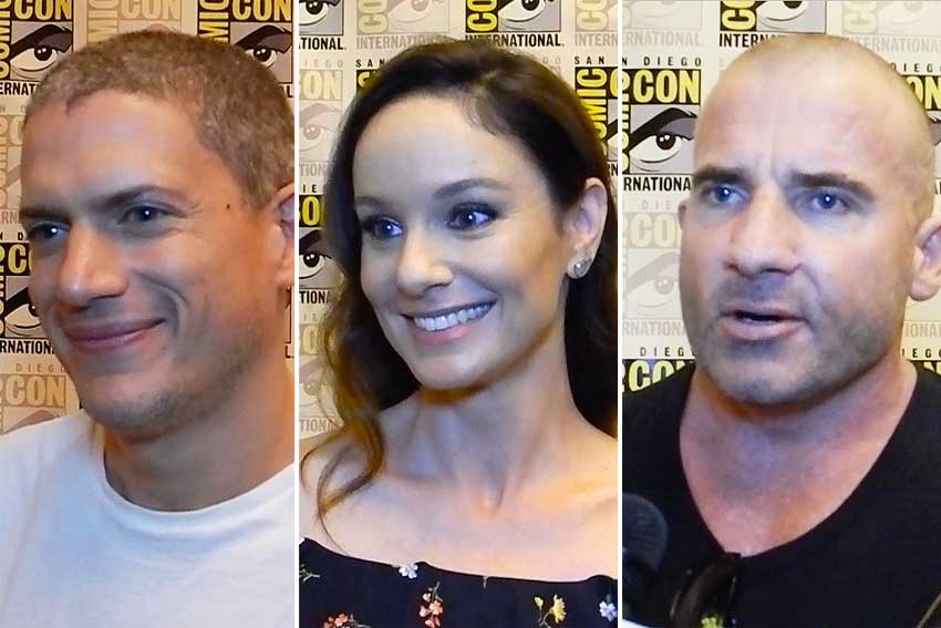 Wentworth Miller, Sarah Wayne Callies, Dominic Purcell Talk 'Prison Break Sequel' 