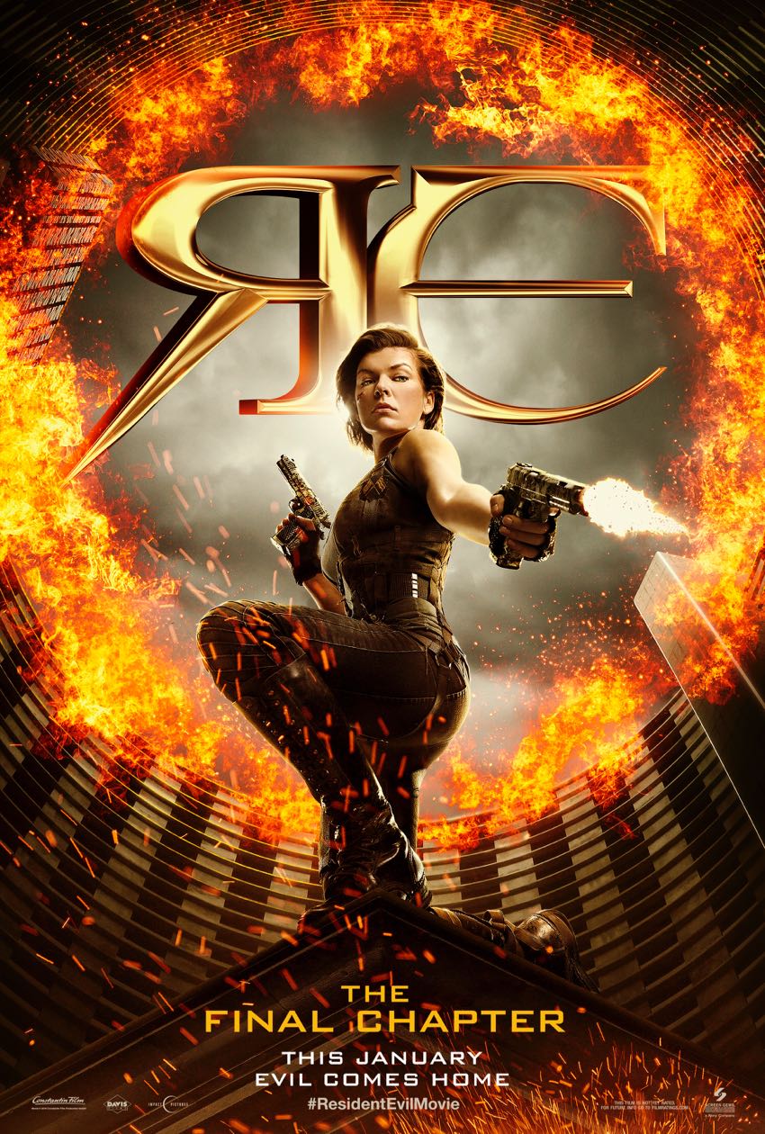 Resident Evil Final Chapter Movie Posters 1