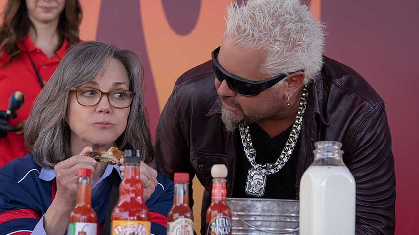 Sally Field Guy Fieri 80 for Brady movie