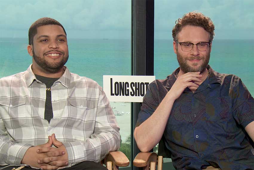 Seth Rogen OShea Jackson Long Shot CineMovie interview