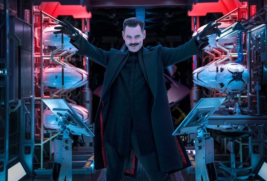 Sonic The Hedgehog movie Jim Carrey