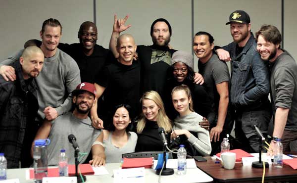 SUICIDE SQUAD Cast Emerge in Group Shot and How Is Aquaman Involved