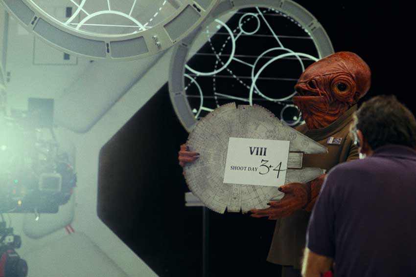 Star Wars: The Last Jedi behind the scenes onset