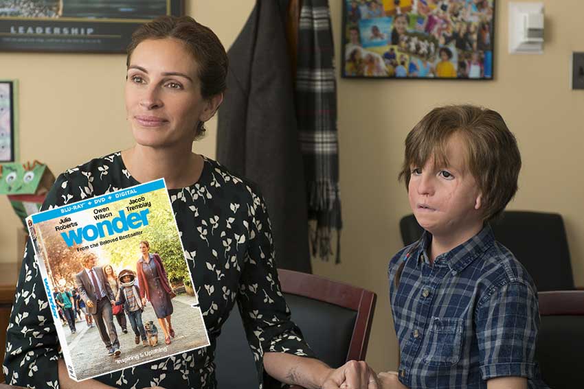 Wonder Blu ray DVD giveaway