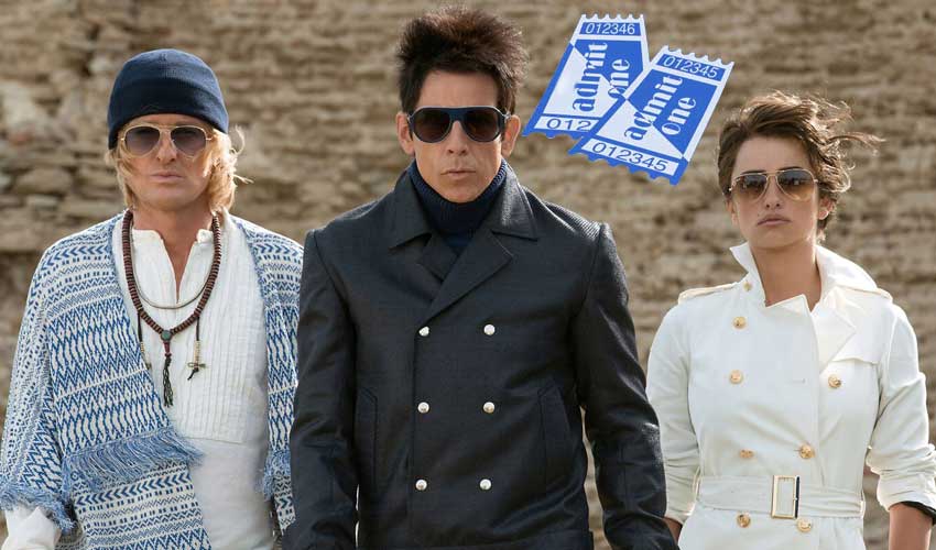 Zoolander 2 Owen Wilson Ben Stiller Penelope Cruz ticketgiveaway