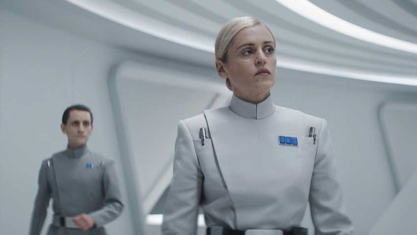 Andor actor Denise Gough as Dedra Meero 
