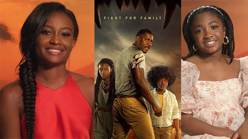 Idris Elba's On-Screen Daughters Iyanna Halley and Leah Jeffries Say Actor Loved Clowning on 'Beast' Set