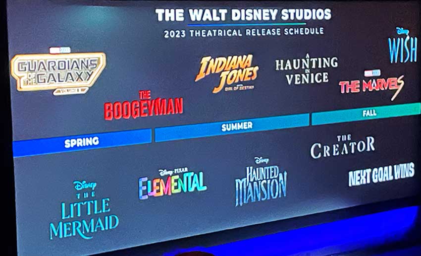 Walt Disney Studios Movie News Out of CinemaCon 2023