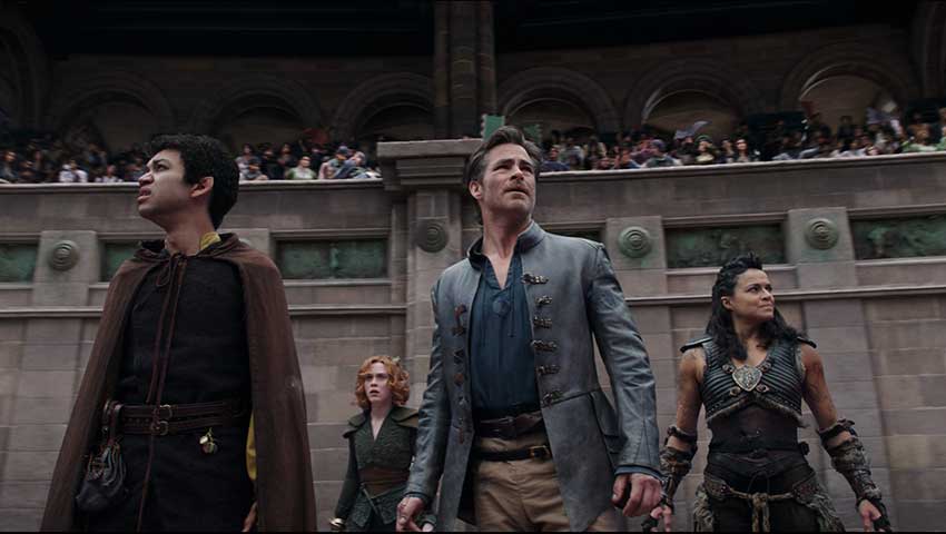 dungeons and dragons movie chris pine michelle rodriguez justice smith