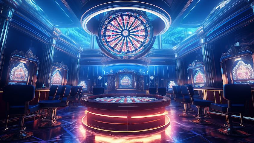futuristic plinko