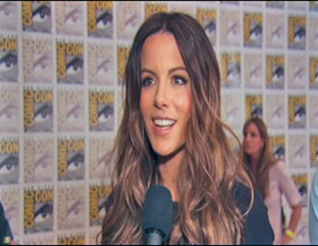 Kate Beckinsale at Comic Con for Underworld: Awakenings