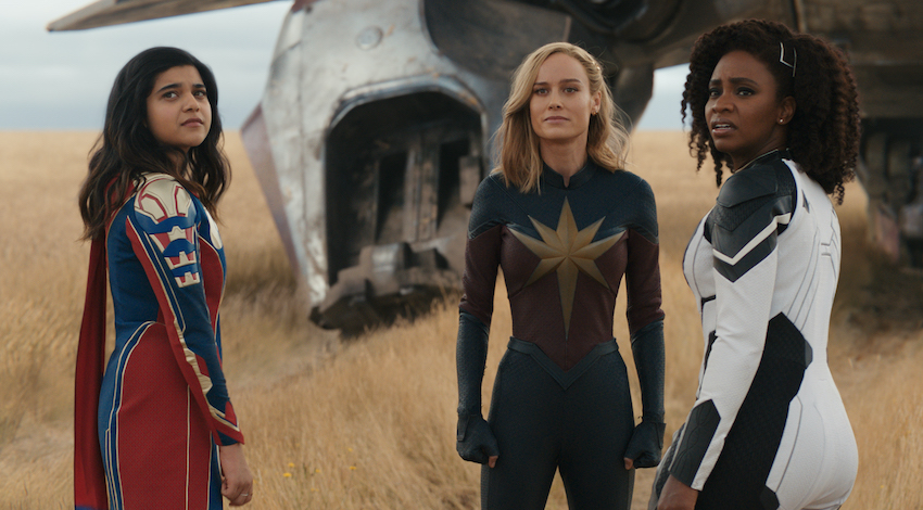 The marvels 2023 movie review (Iman Vellani, Brie Larson, Teyonah Parris)