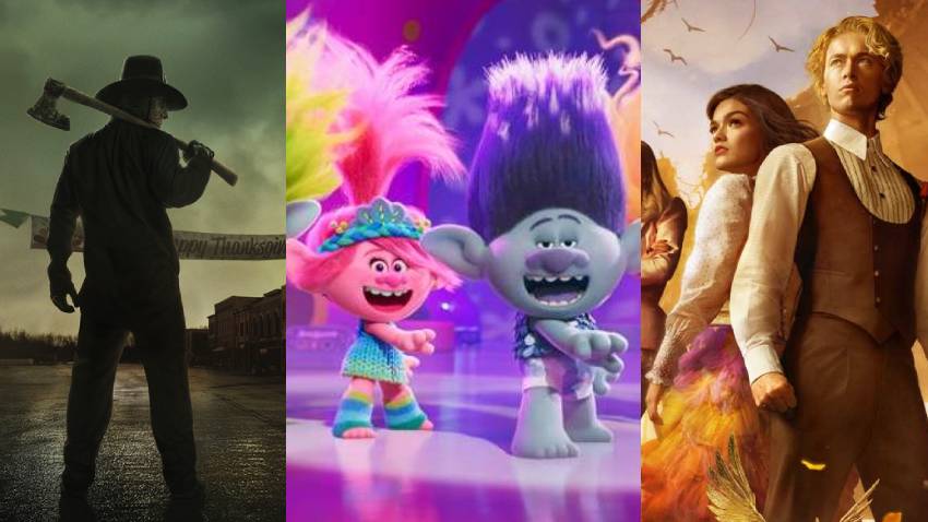 Review Roundup: 'Thanksgiving,' 'Hunger Games' Prequel, 'Trolls Band Together'