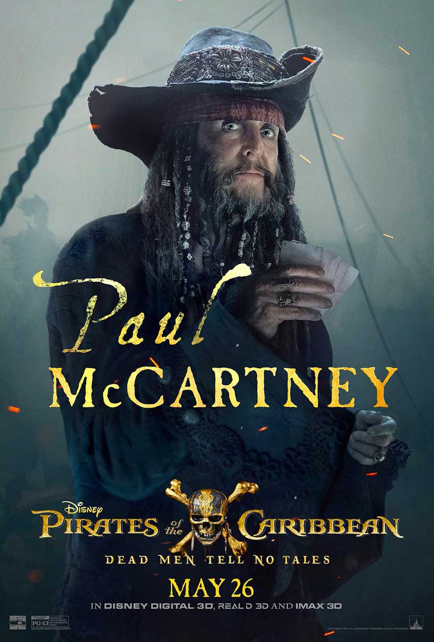 paulmccartney piratesofthecaribbean DeadMenTellNoTales