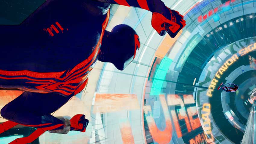Spider man Across the Spider-verse featuring Miguel O'hara