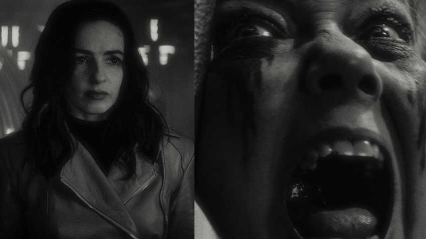 Werewolf by Night Laura Donnelly and Harriet Sansom Harris for Disney+ Marvel