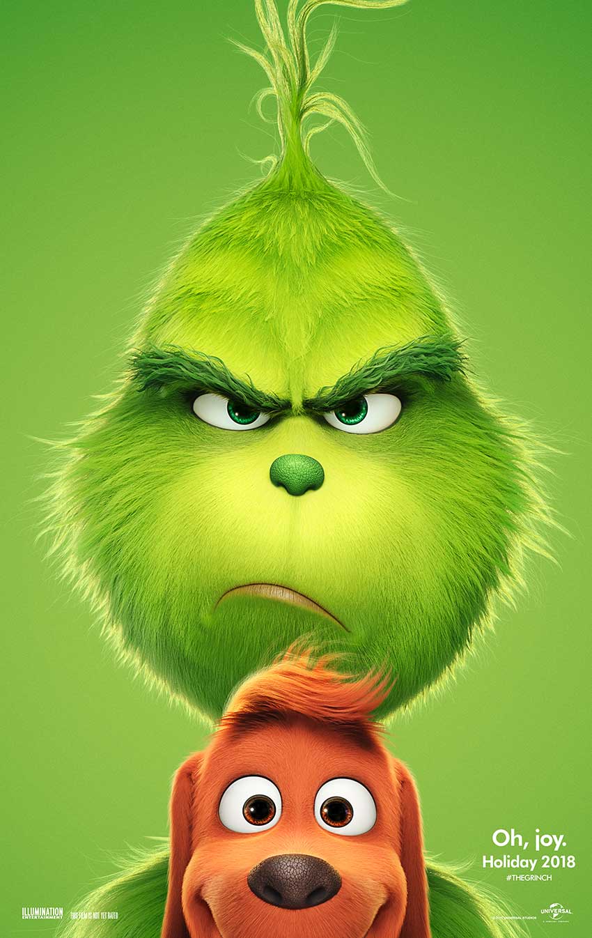 New Poster & Trailer: 'The Grinch' Returns In New Animated Film From Illumination Starring Benedict Cumberbatch