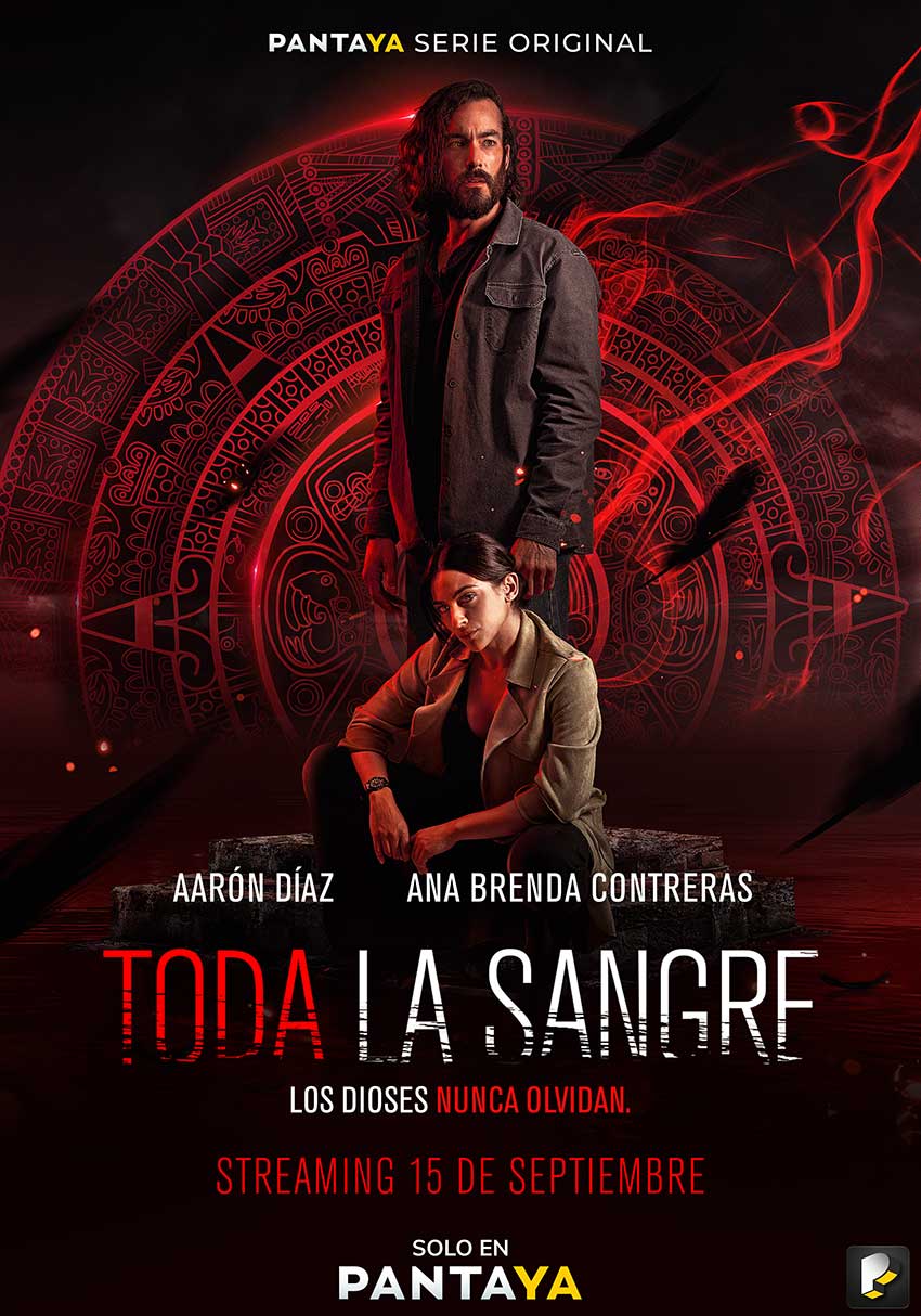 Pantaya Toda La Sangre key art poster