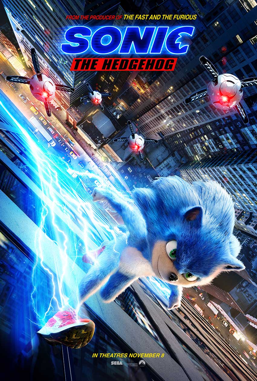 Sonic the Hedgehog movie poster