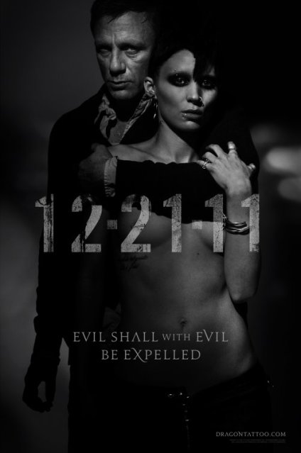 Girl with the Dragon Tattoo 2011 movie poster