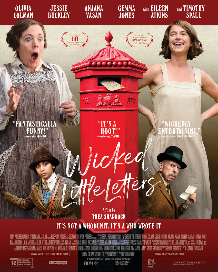 Wicked Little Letters movie poster 2024