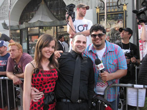 Justin Berrios interviewed on black carpet