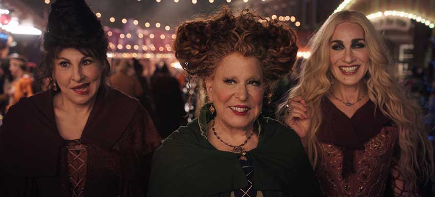 Hocus Pocus 2 Bette Midler, Sarah Jessica Parker and Kathy Najimy