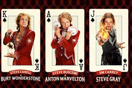 THE INCREDIBLE BURT WONDERSTONE New Character Movie Posters