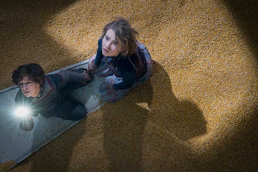 A Quiet Place movie corn silo