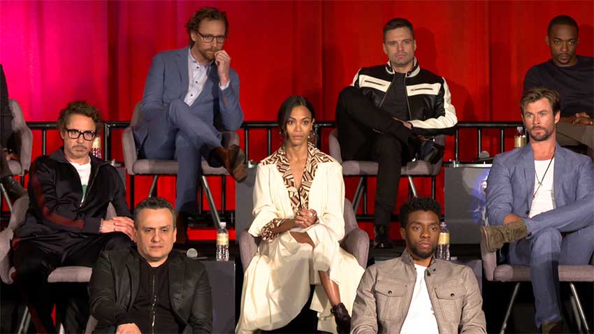 AVENGERS INFINITY WAR Press Conference