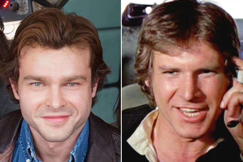 Alden Ehrenreich vs Harrison Ford Han Solo