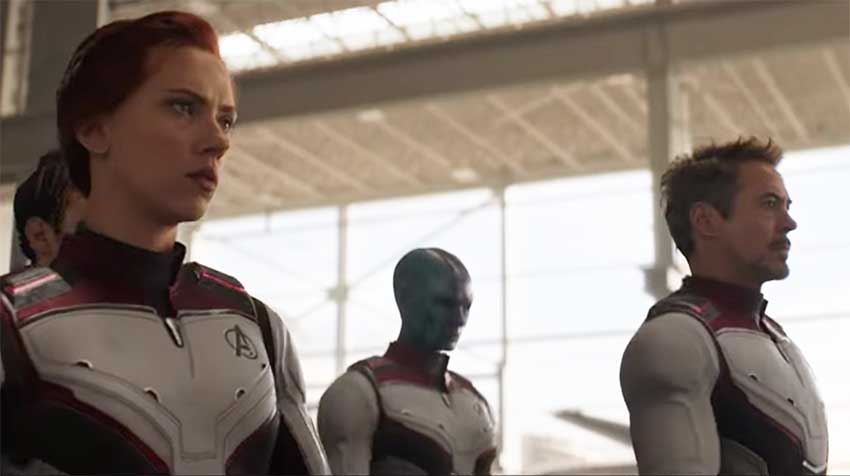 Avengers Endgame trailer space suits