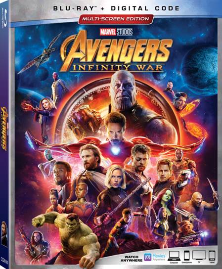 Avengers Infinity War Blu ray Combo Pack